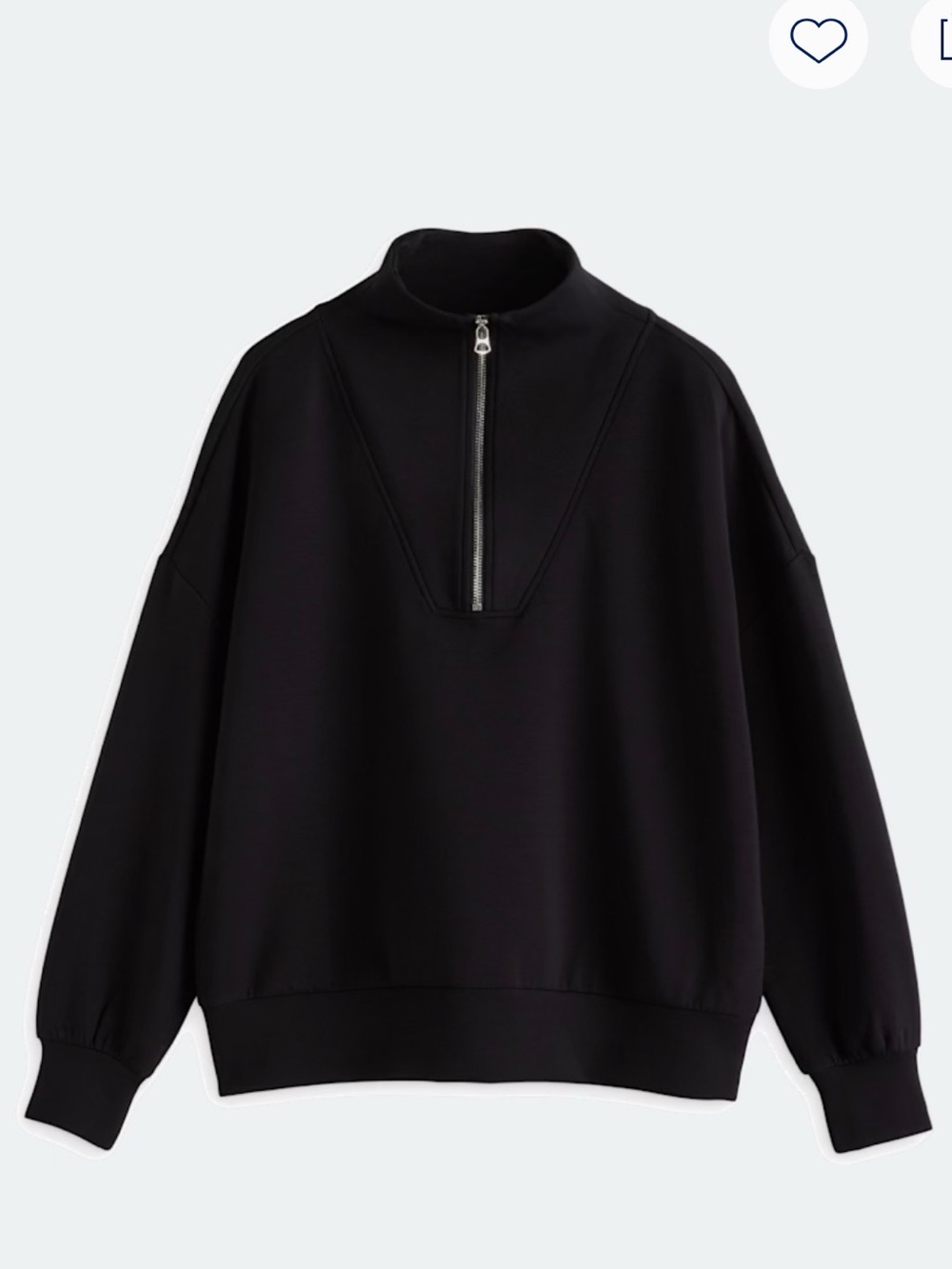 Varley Hawley DoubleSoft Half Zip Sweatshirt